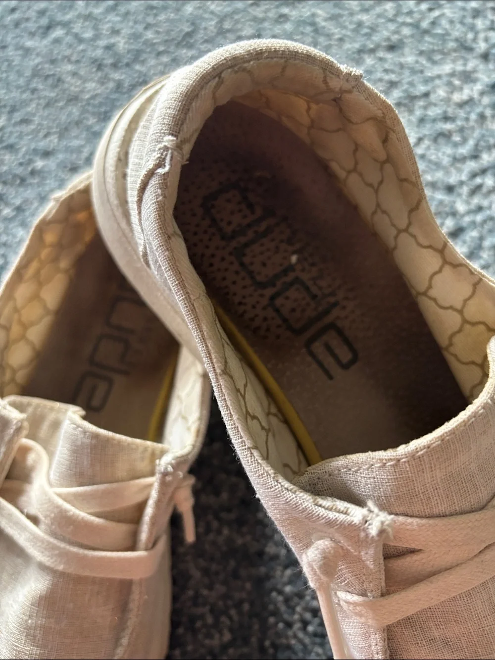Men's Casual Slip-On Canvas Shoes in Beige